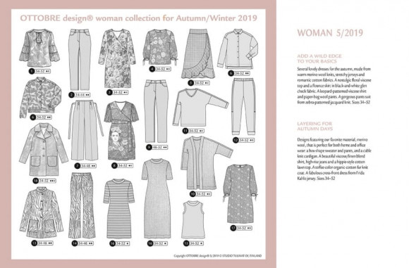 Журнал OTTOBRE design® Woman 5/2019 Журнал OTTOBRE design® Woman 5/2019