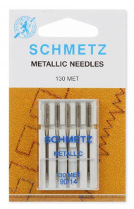 Иглы Schmetz металлик №90 5шт 130/705H-MET, 5 шт. Иглы Schmetz металлик №90 5шт 130/705H-MET, 5 шт.