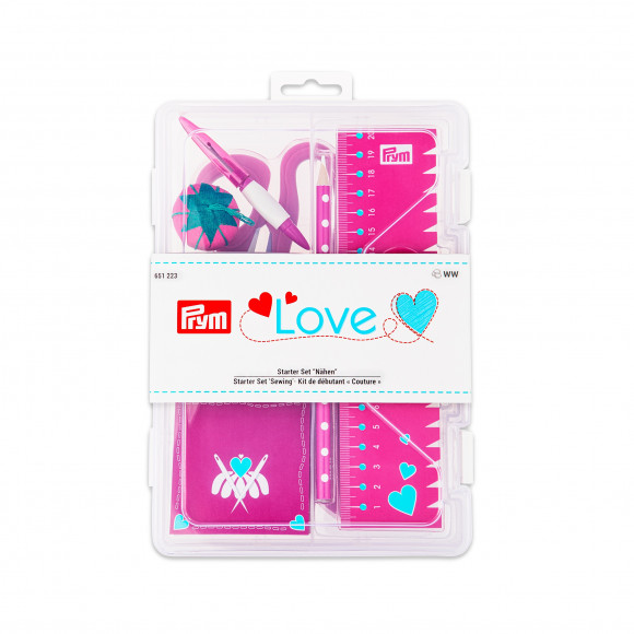 Базовый набор Шитье, розовый, Prym Love 651223 Базовый набор Шитье, розовый, Prym Love 651223