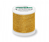 Нитки Madeira Metallic №40 вышивальные (200м) (gold 3)
